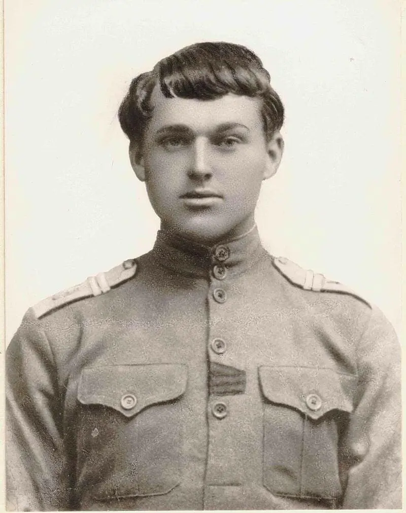 Konstantin Ksaveryevich Rokossovsky as a junior non-commissioned officer of the 5th Kargopol Dragoon Regiment