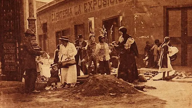 Vendedores ambulantes en Chile 