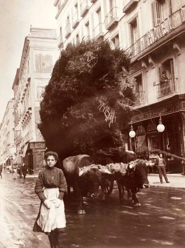 Carreta en la Puerta del Sol