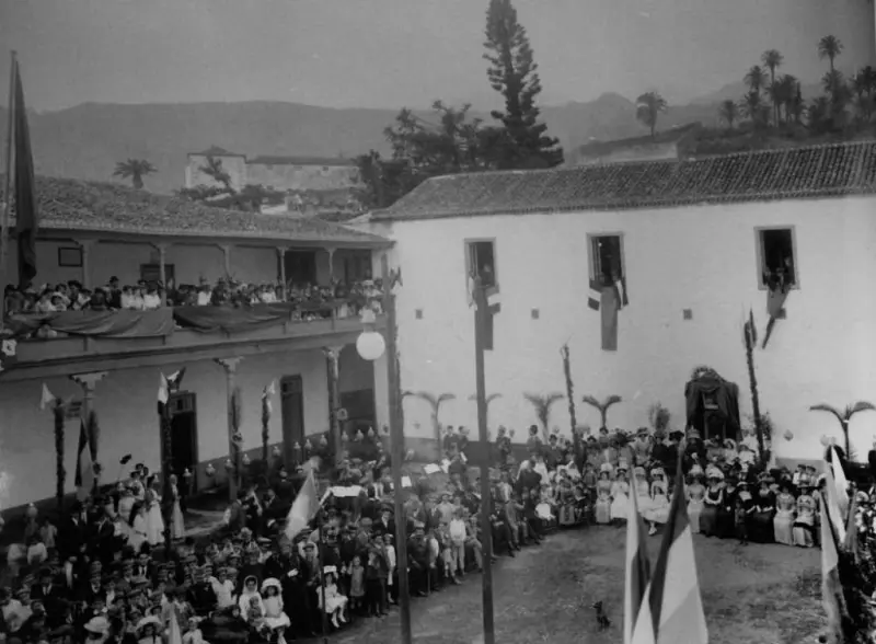 Visita de Alfonso XIII a La Palma