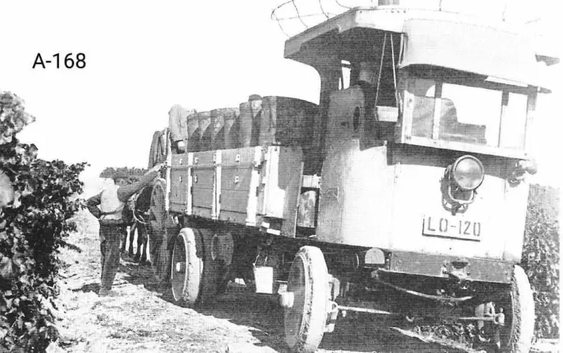 Camión de vapor " Exshaw"