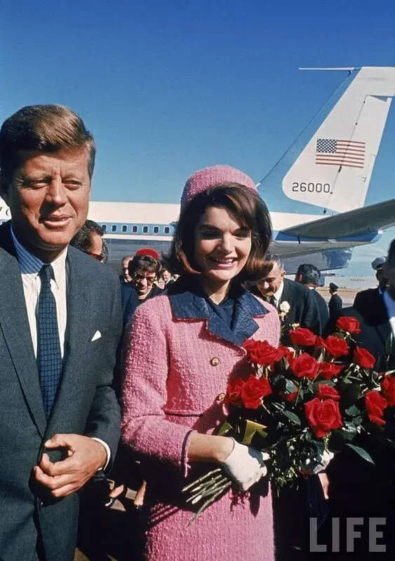 A photo of Kennedy and his wife