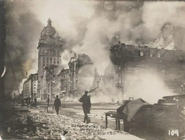 Police Patrols After Earthquake