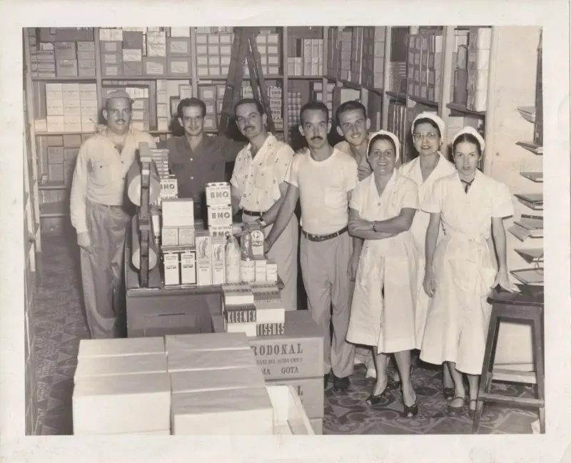 Almacen de productos farmacéuticos. 