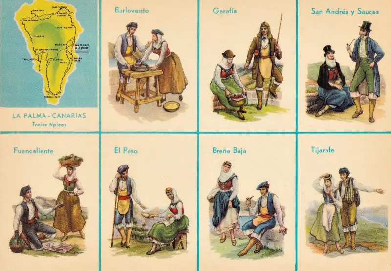 Postal isla de La Palma