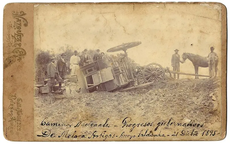 El vuelco de una diligencia