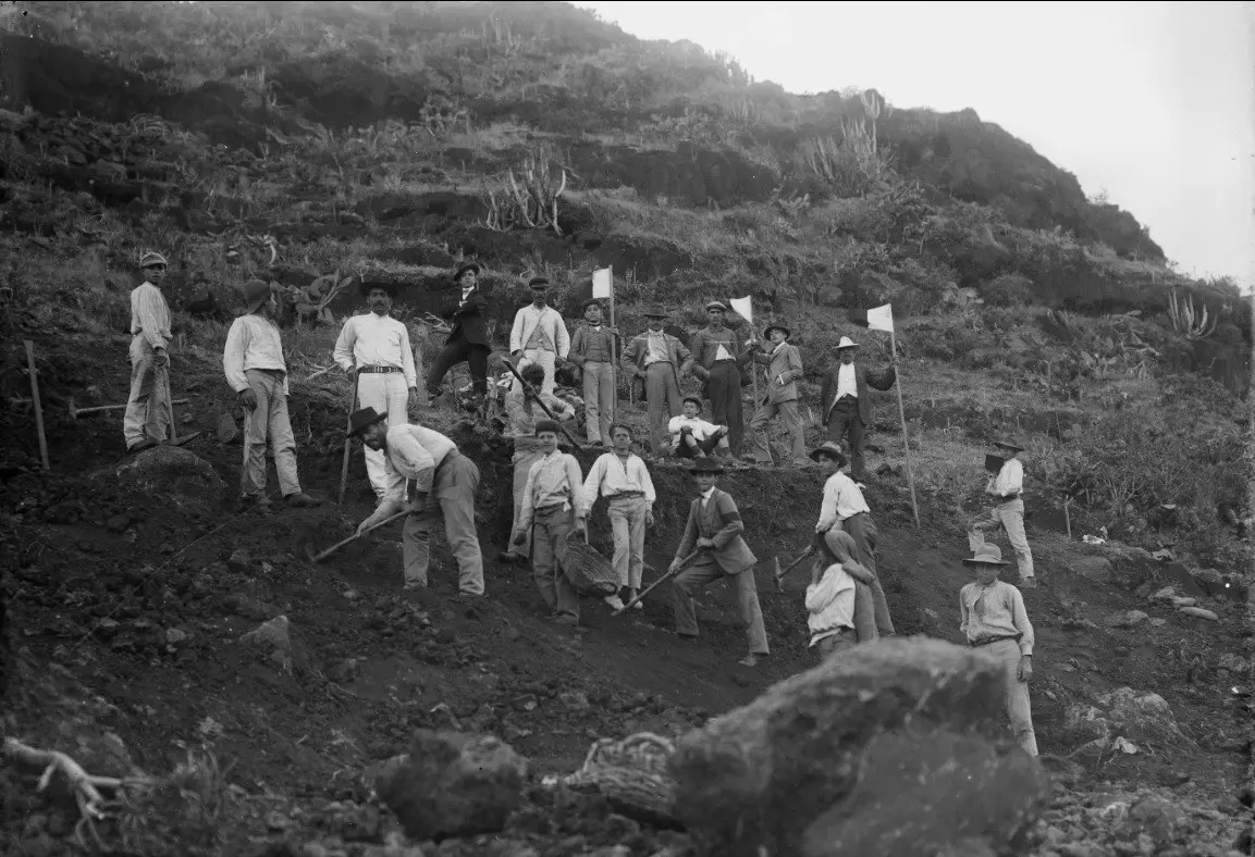 Construcción carretera del norte. 