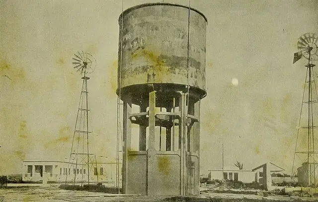 Depósito de agua del Hospital O’Horan.