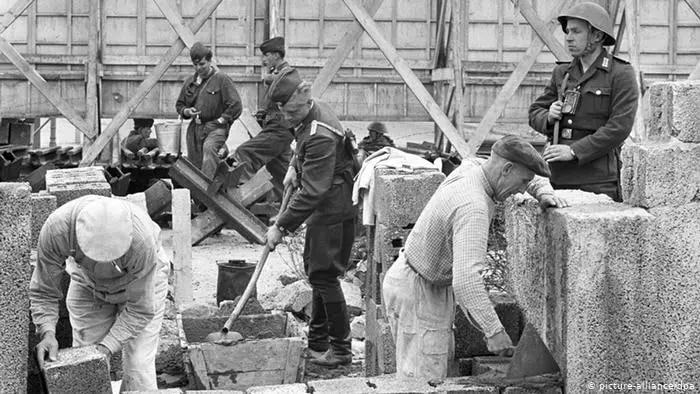 Construction of the Berlin Wall