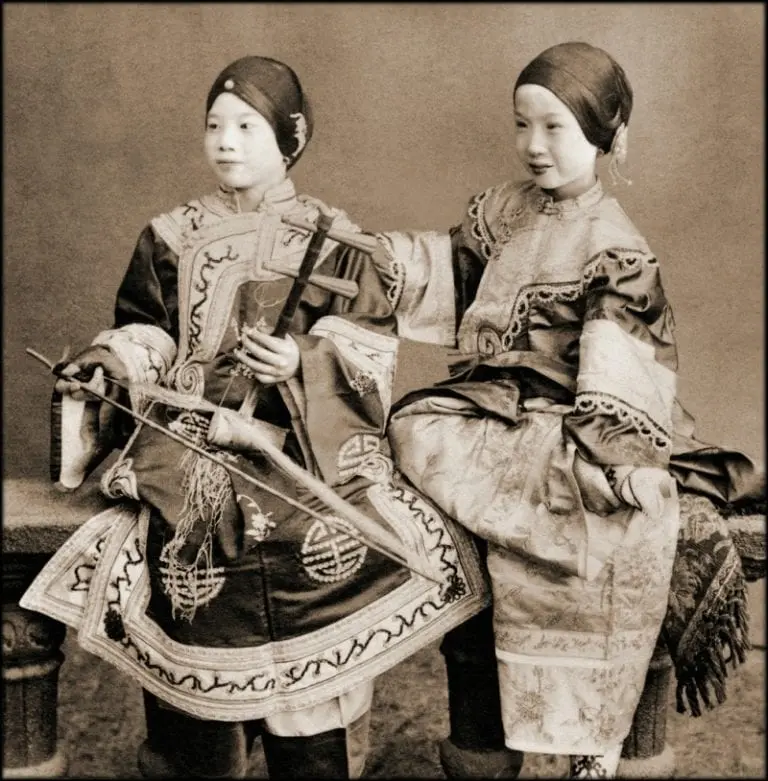 Chinese musicians, 1900