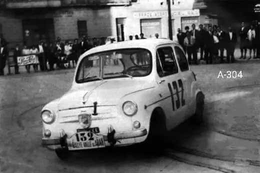 Seat 600 en la tercera edición del Rallye
