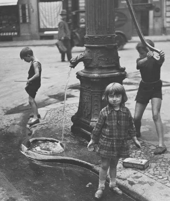 Children playing in the streets