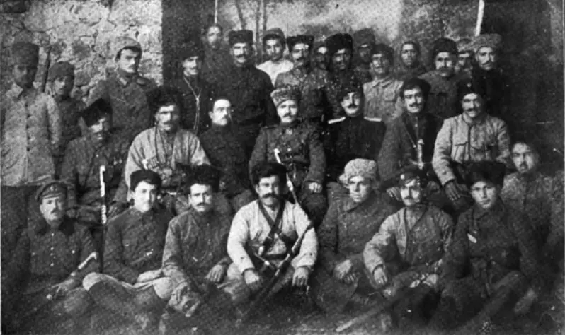 Zoravar Andranik with his soldiers