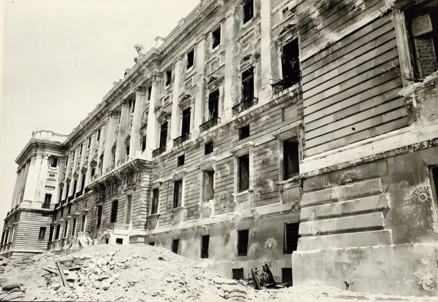 Daños en el Palacio Real