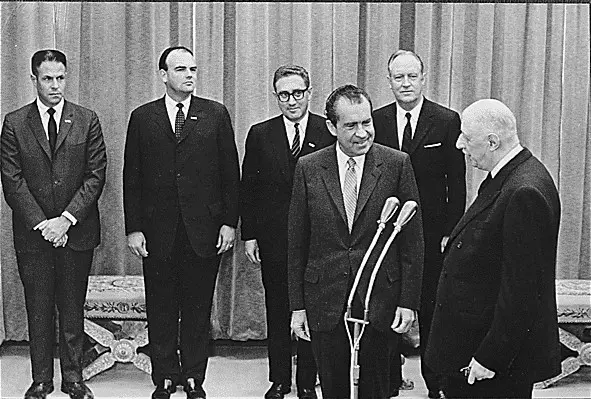 Richard Nixon and de Charles de Gaulle