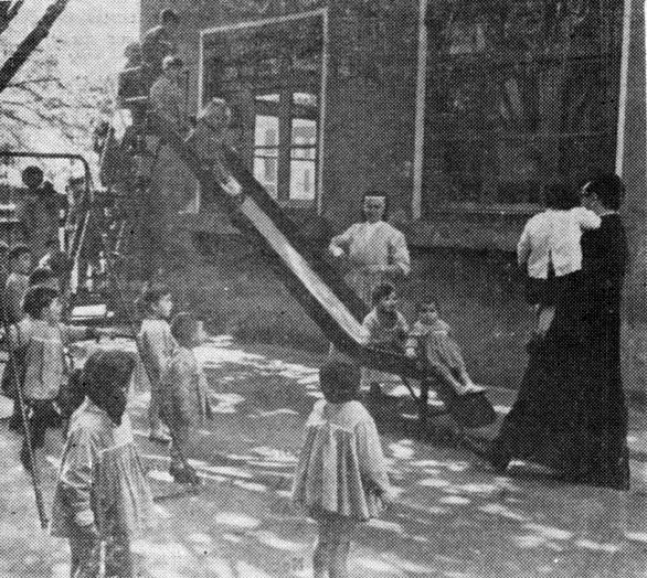 Patio de recreo de La Casa Cuna.