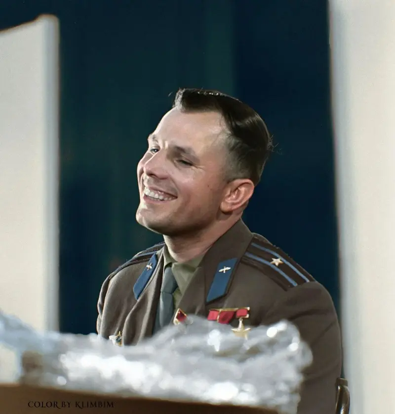 Yuri Gagarin in England