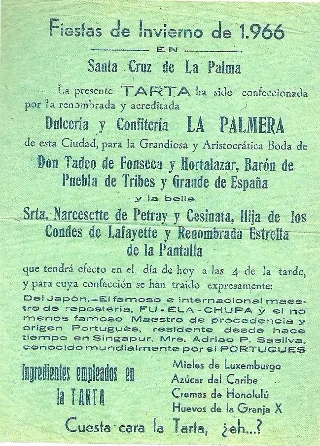 Humor carnaval de Santa Cruz - La boda ii