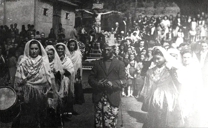 Procesión durante las fiestas.