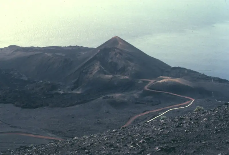 Volcán Teneguía. 