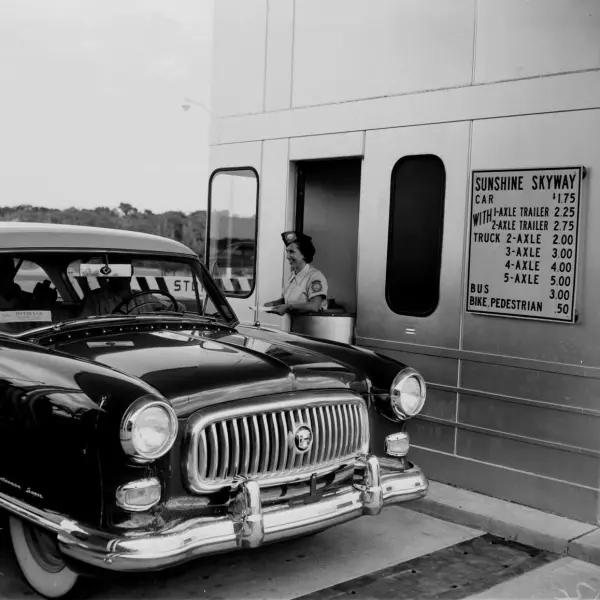 Sunshine Skyway tollbooth