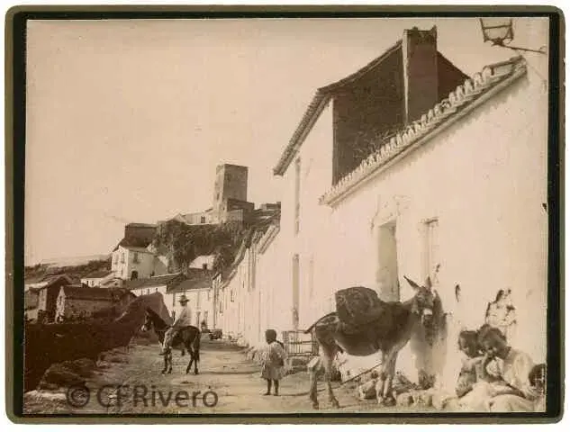 Cuesta del Tajo y torre de Pimentel