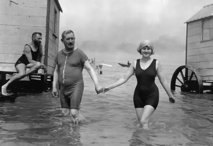 Beach Swimmers in Ostend
