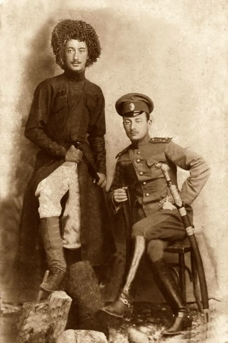 Cornet Konstantin Lakerbay and brother Mikhail