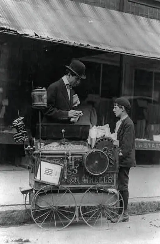 Vendedor de cacahuetes.