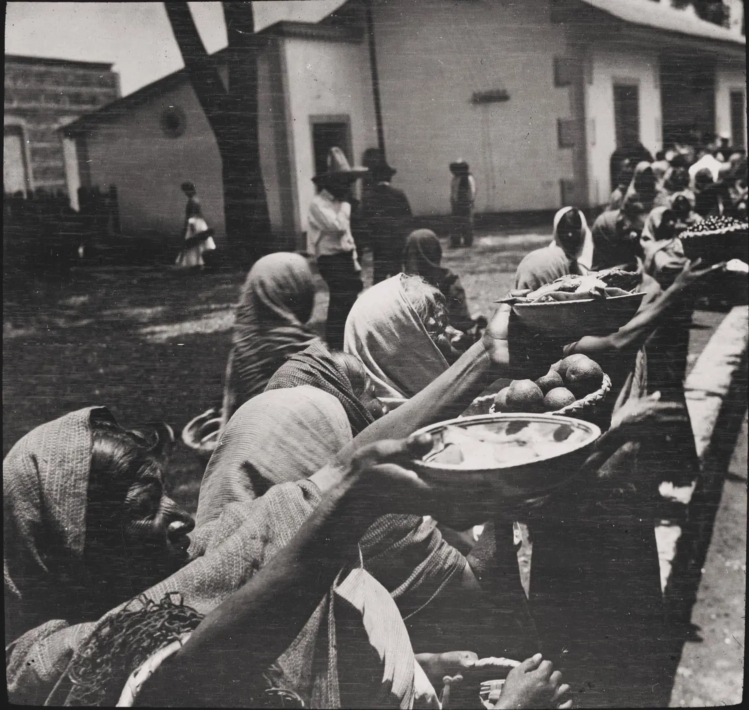 Vendedoras en la estación