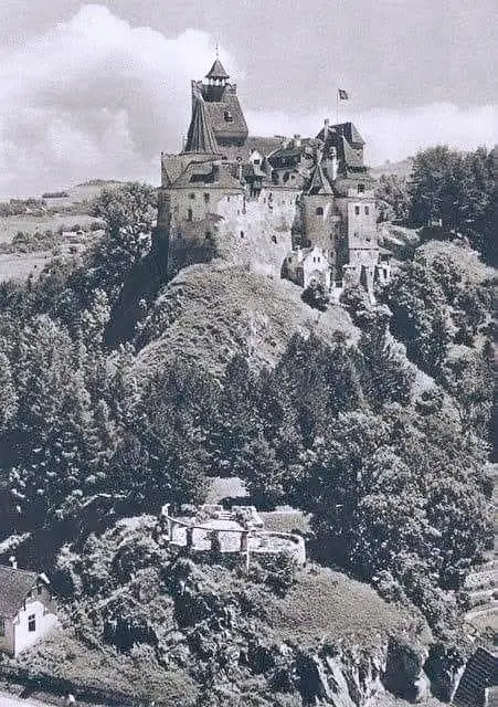 The first known photo of Bran Castle