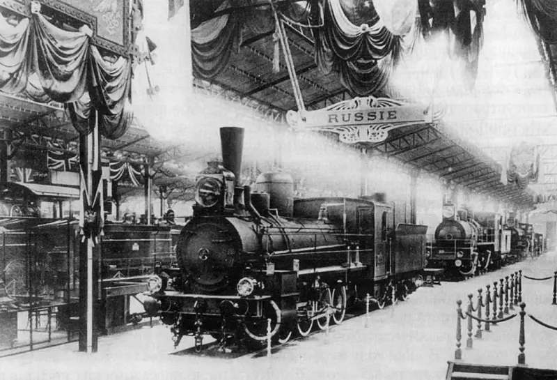 Exhibition of Russian railway equipment
