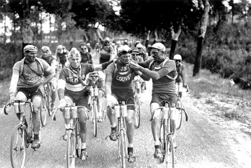 Smoke Break During the Tour de France