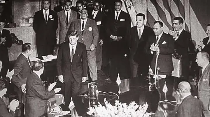 Kennedy en el el Teatro Nacional