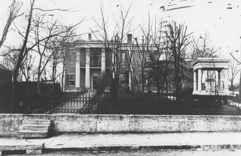 Polk Place was the home of 11th President of the United States James K. Polk