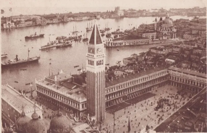 Panoramic view of Piazza San Marco