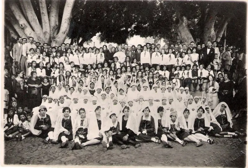 Visita del Obispo Fray Albino González a Los Llanos de Aridane