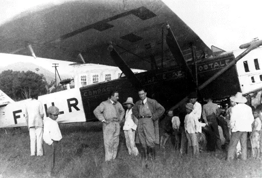 Antoine de Saint-Exupéry na praia do Cruzeiro