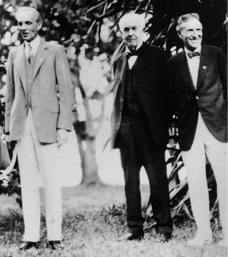 Henry Ford, Thomas Edison, and Harvey Firestone
