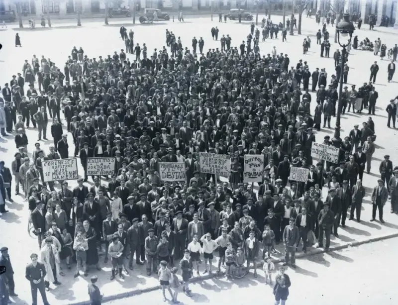 Manifestación de parados