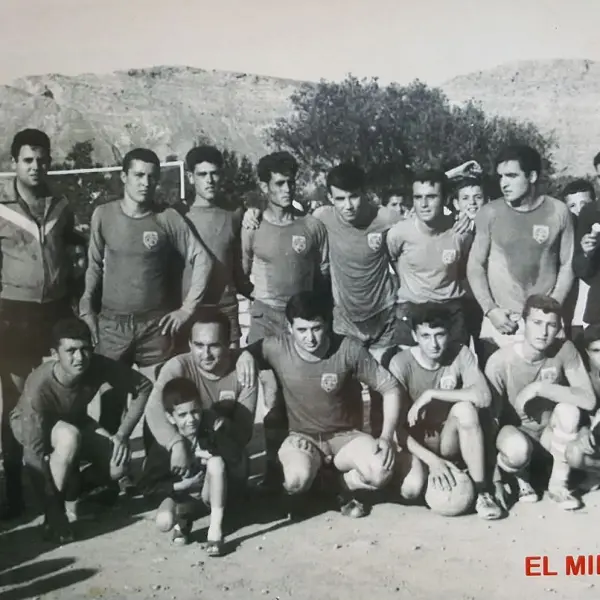 Otra alineación del equipo nijareño.