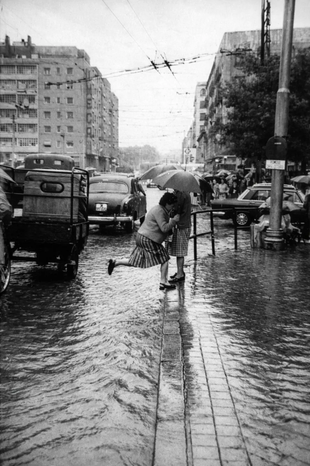 Lluvia en Vallecas