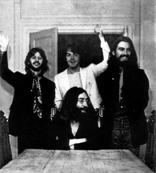 Last Group Photo of the Beatles