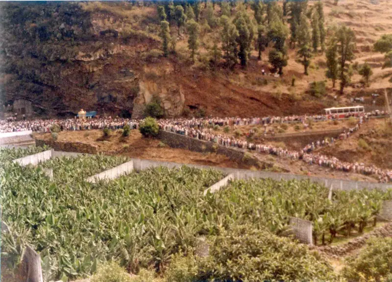 Bajada de La Virgen, 1980
