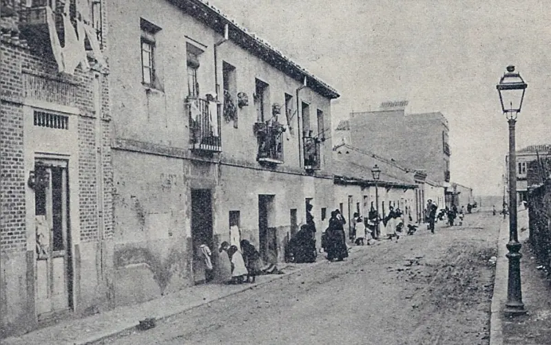 La calle Hernani en 1914.