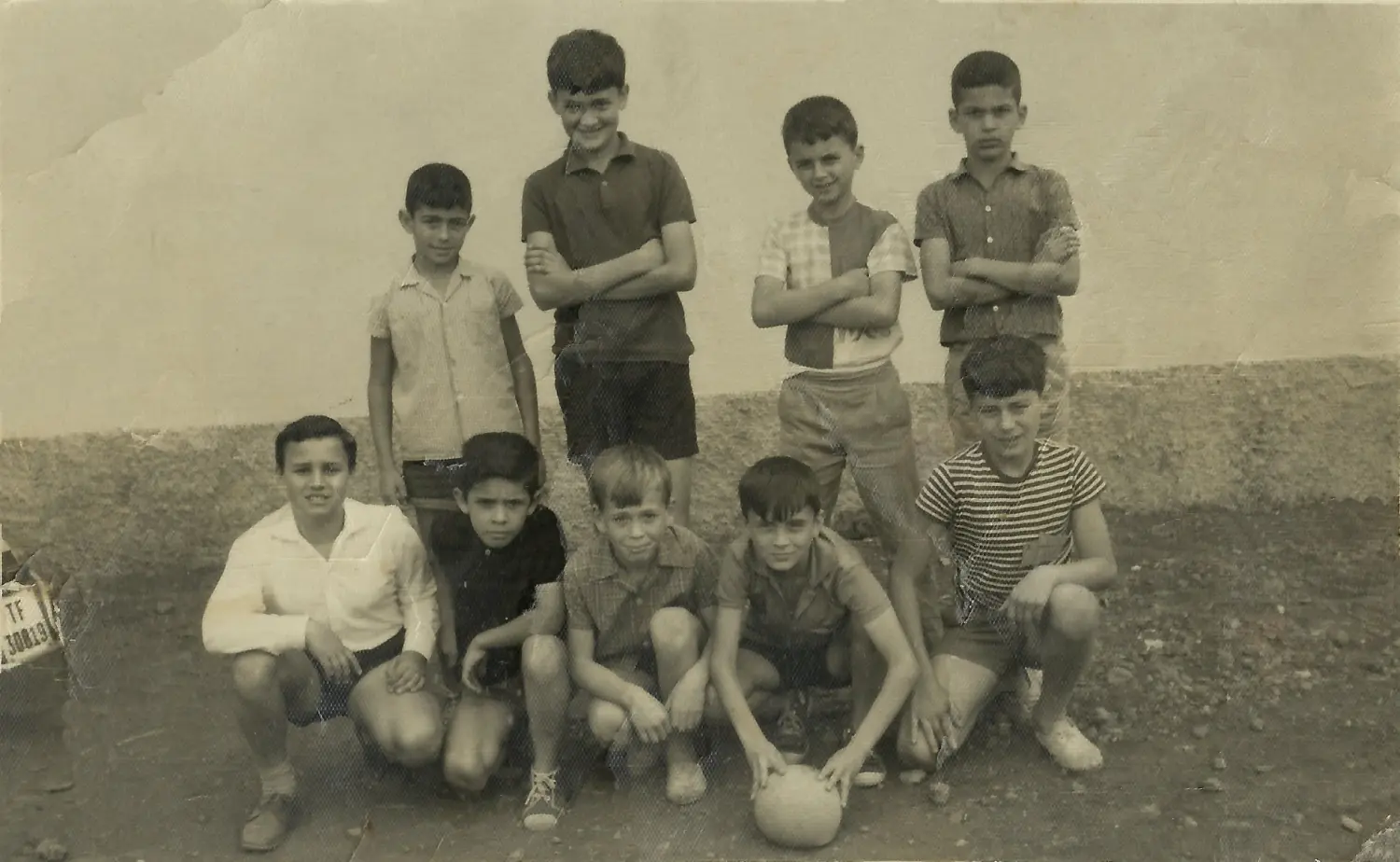 Grupo de niños en San Antonio 