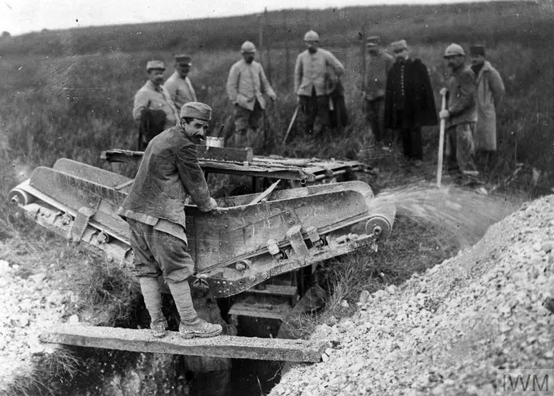 Excavator for Digging Trenches