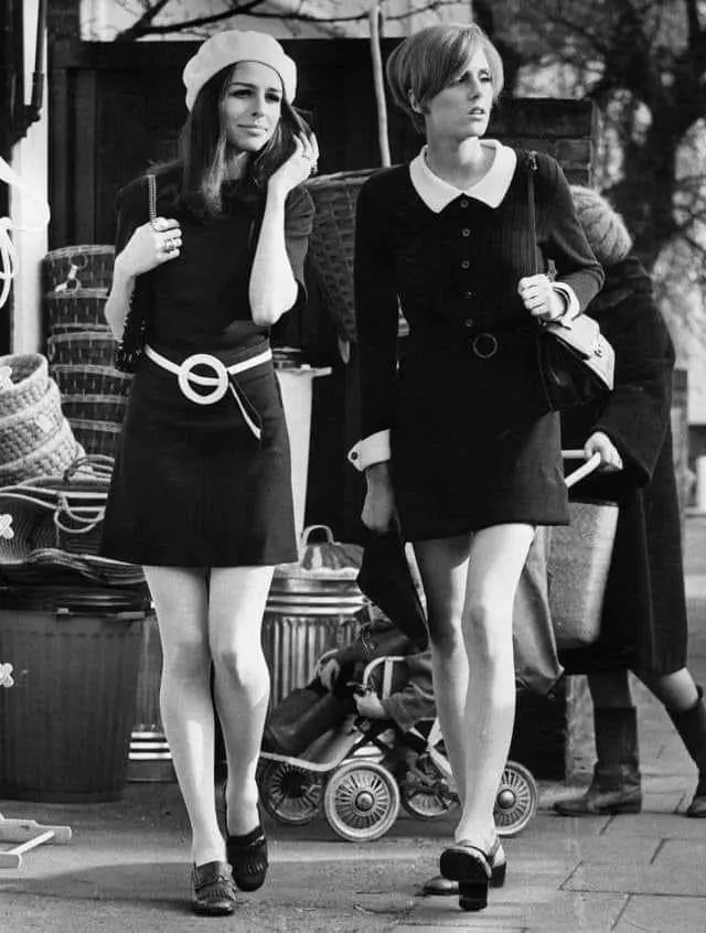Two Young Girls Go Shopping in London