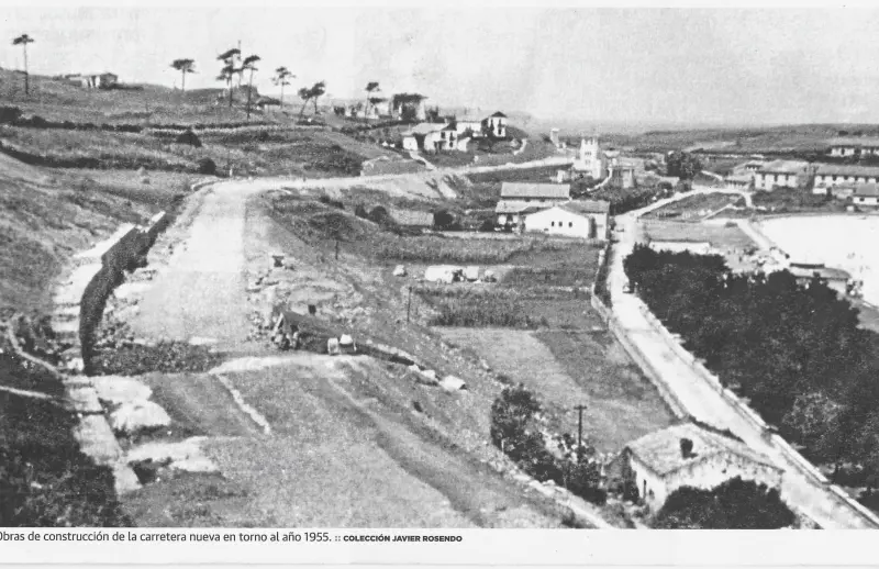 Obras de la carretera nueva