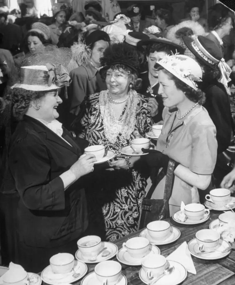 Stylishly dressed women